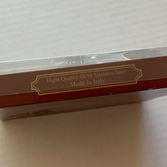 Eme Italy Napoleon Teaspoon / Coffee spoon set of 4 - Picture 9 of 13